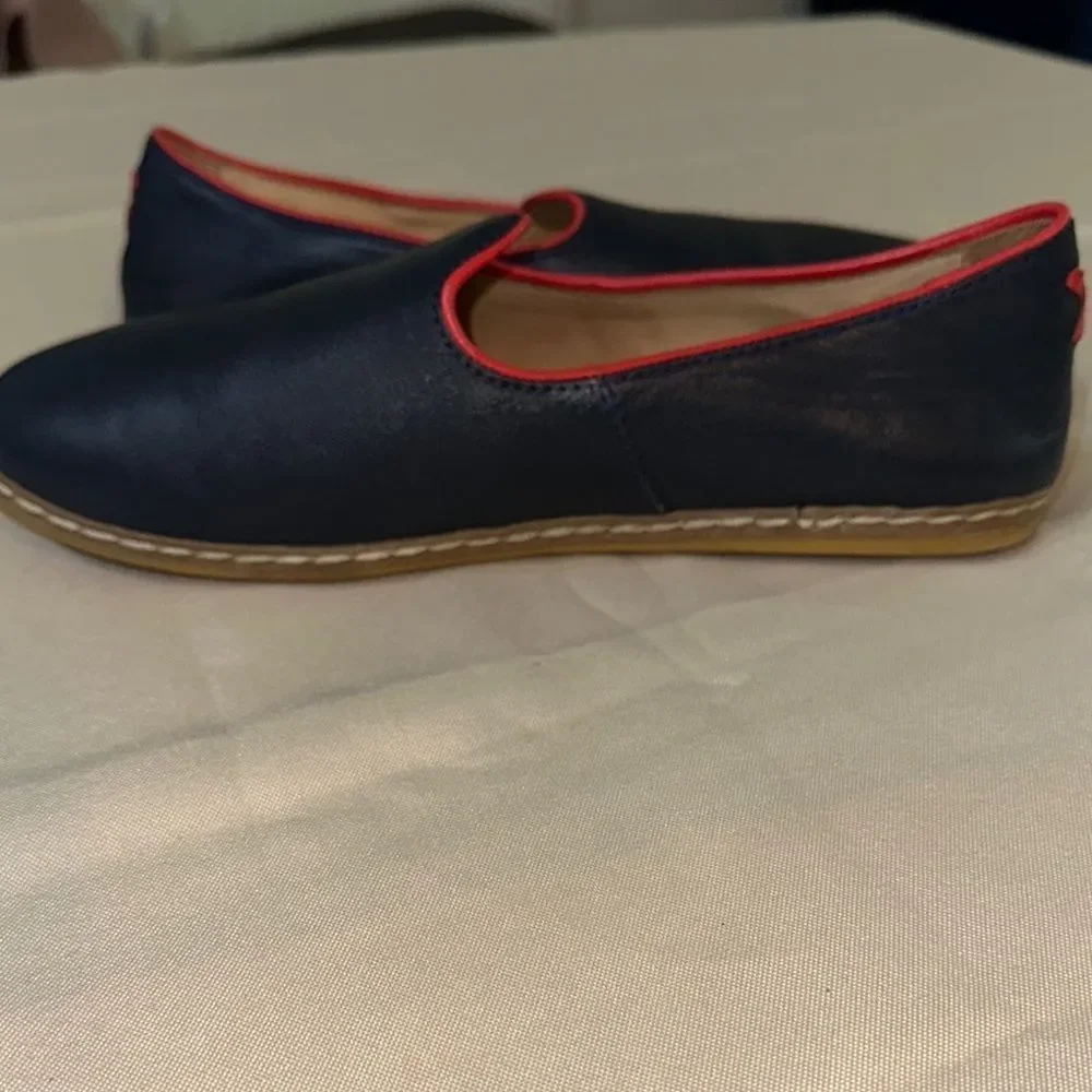 CHARIX Navy/Red Slip-On Loafers Size 40 - Picture 9 of 10